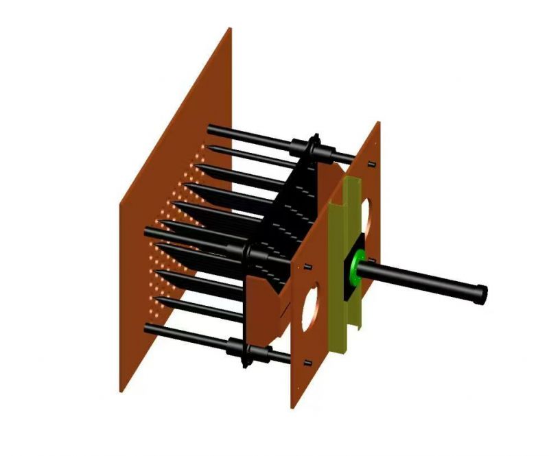 垃圾池滲濾液格柵板液壓自動(dòng)疏通裝置